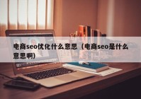 電商seo優(yōu)化什么意思（電商seo是什么意思?。? /></a>
		</div>
		<div   id=