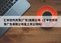 匯豐軟件開發(fā)(廣東)有限公司（匯豐軟件開發(fā)廣東有限公司是上市公司嗎）