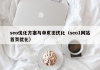 seo優(yōu)化方案與單頁面優(yōu)化（seo1網(wǎng)站首頁優(yōu)化）