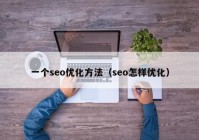 一個(gè)seo優(yōu)化方法（seo怎樣優(yōu)化）