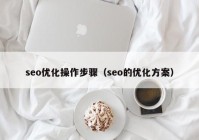 seo優(yōu)化操作步驟（seo的優(yōu)化方案）