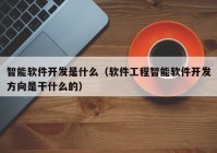 智能軟件開(kāi)發(fā)是什么（軟件工程智能軟件開(kāi)發(fā)方向是干什么的）