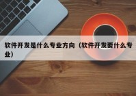 軟件開發(fā)是什么專業(yè)方向（軟件開發(fā)要什么專業(yè)）