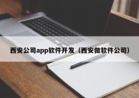 西安公司app軟件開(kāi)發(fā)（西安做軟件公司）